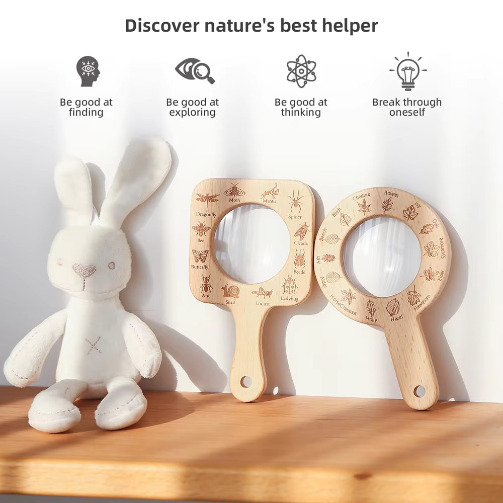 Wooden Magnifying Glass for Ki - đánh giá và giá Kids Outdoor Gifts