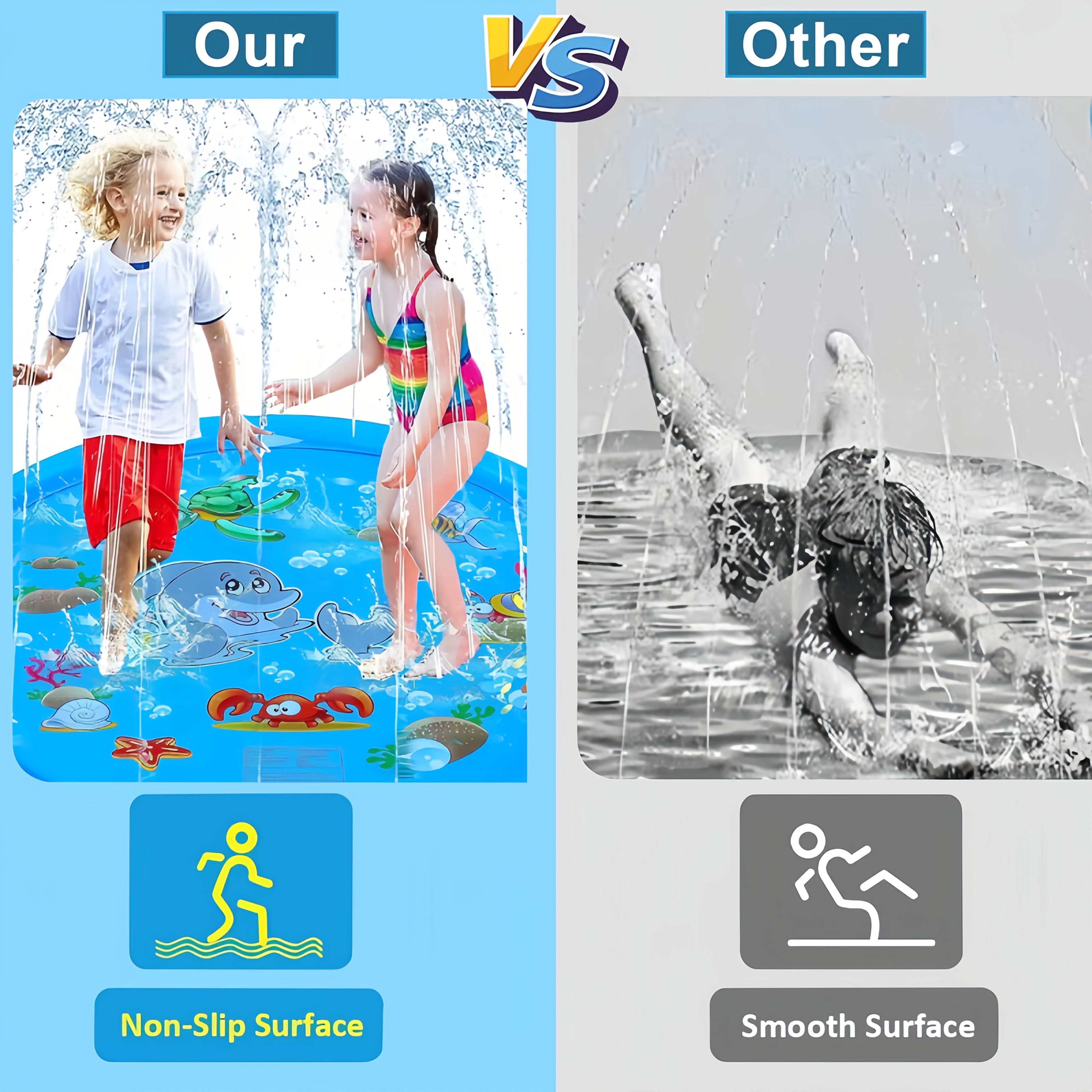 PVC Inflatable Splash Pad Spri - đánh giá và giá Kids Outdoor Water Sprinkler