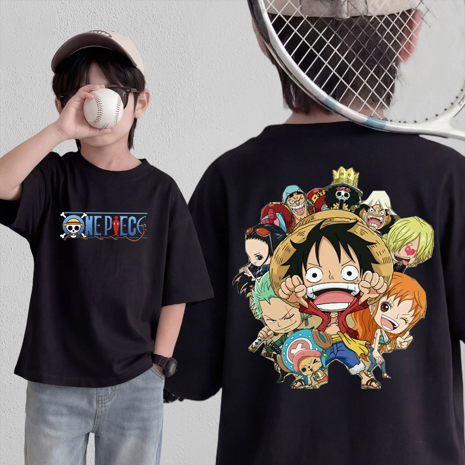 Anime One Piece Cosplay T-Shir - đánh giá và giá Tee Ball Set