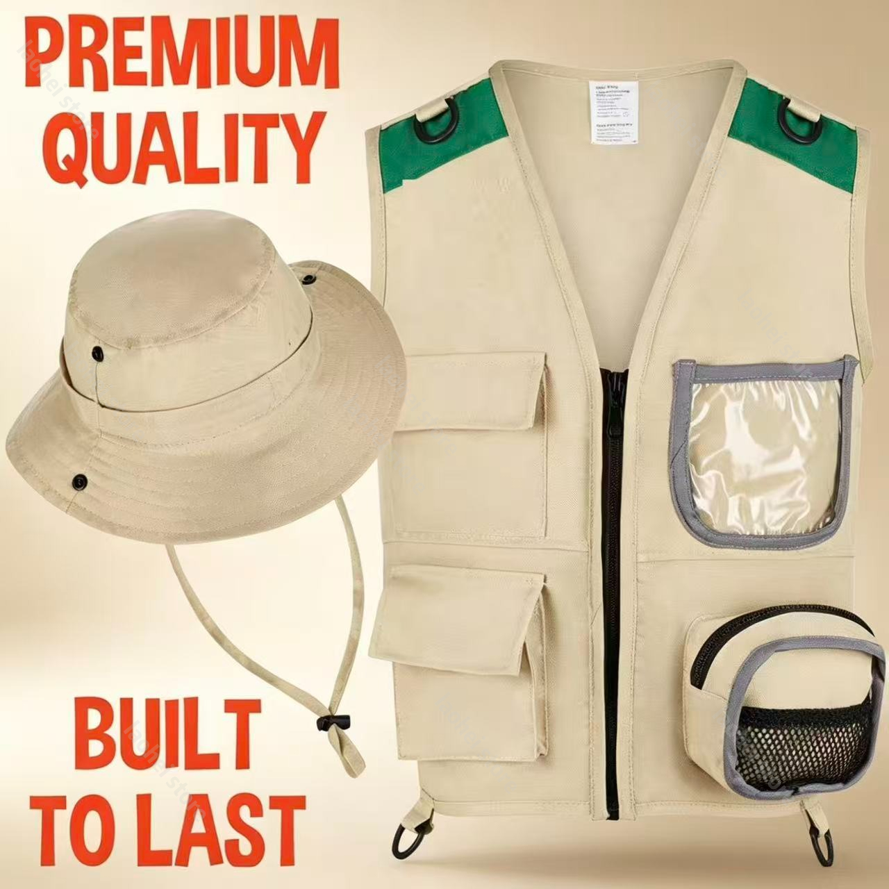 Kids Explorer Vest and Hat Cos - đánh giá và giá Kids Outdoor Play