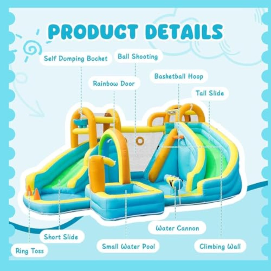 Backyard outdoor inflatable wa - đánh giá và giá Kids Outdoor Park