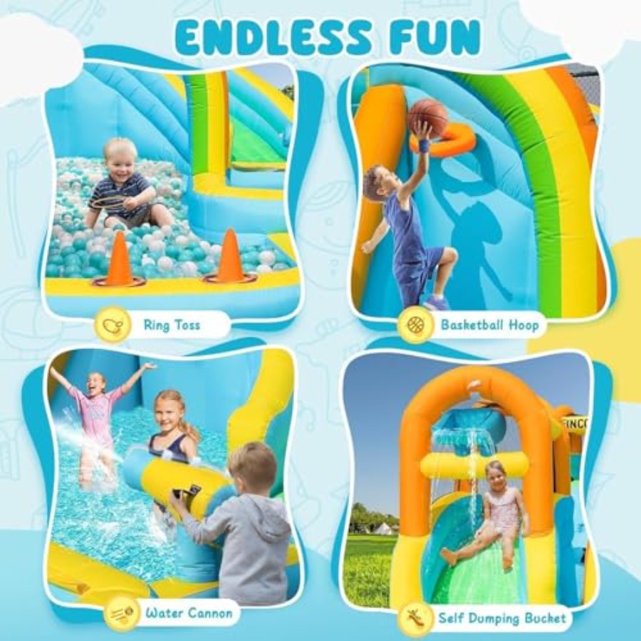 Backyard outdoor inflatable wa - đánh giá và giá Kids Outdoor Park