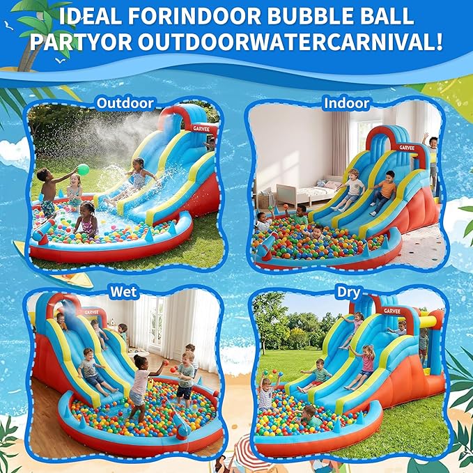All-Season 8-in-1 Inflatable W - đánh giá và giá Kids Outdoor Park