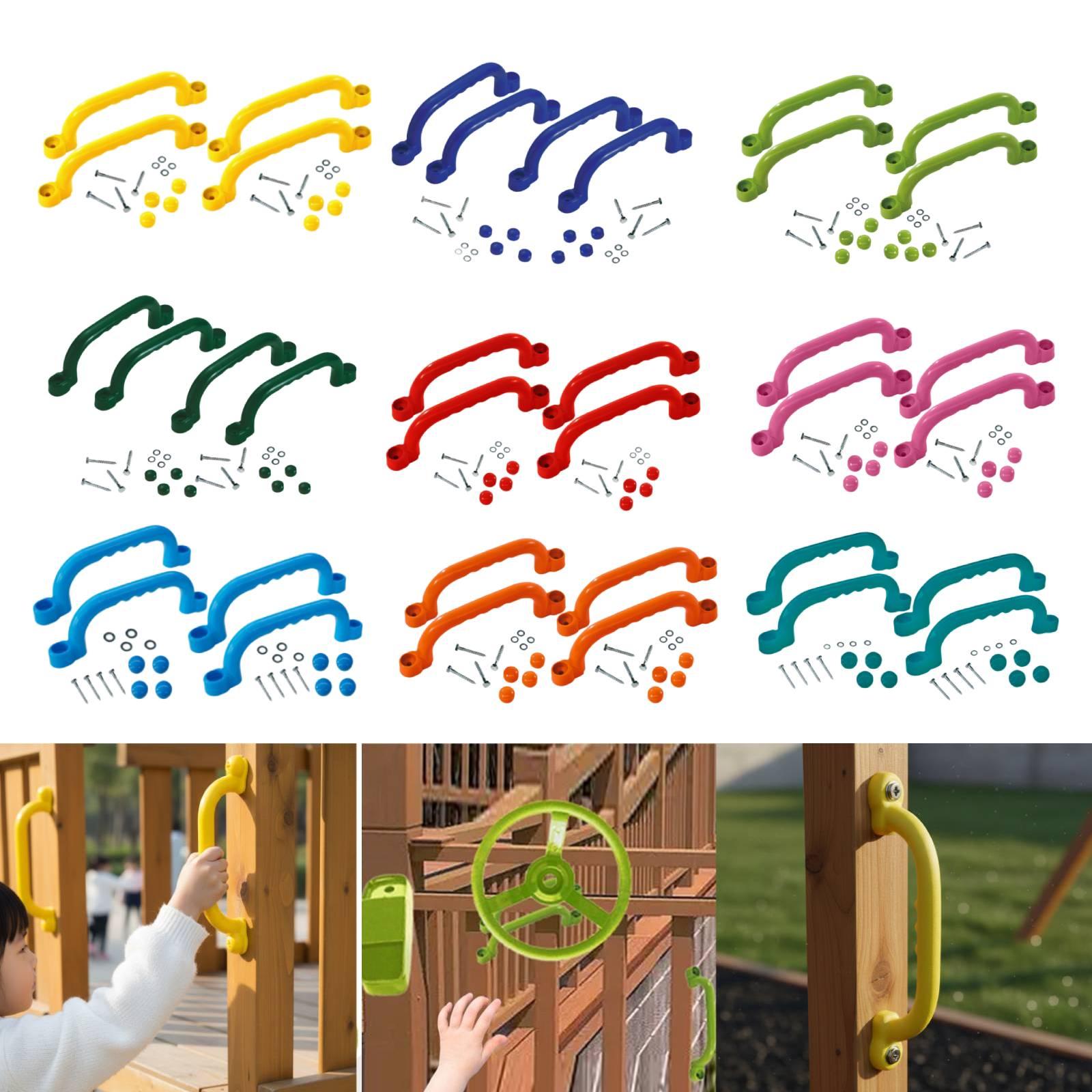 4x Climbing Handles Easy to In - đánh giá và giá Kids Outdoor Treehouse
