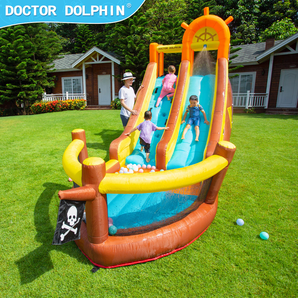 Doctor Dolphin Pirate Ship Out - đánh giá và giá Kids Outdoor House