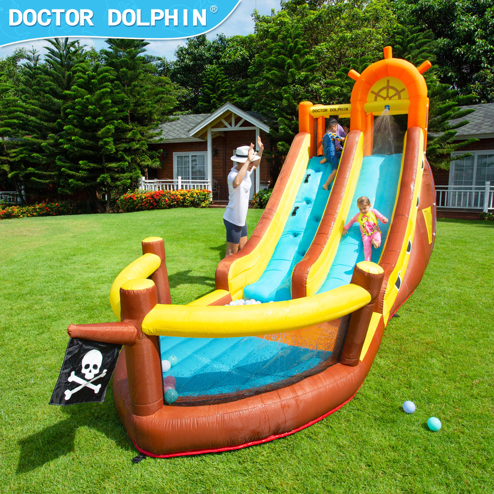Doctor Dolphin Pirate Ship Out - đánh giá và giá Kids Outdoor House