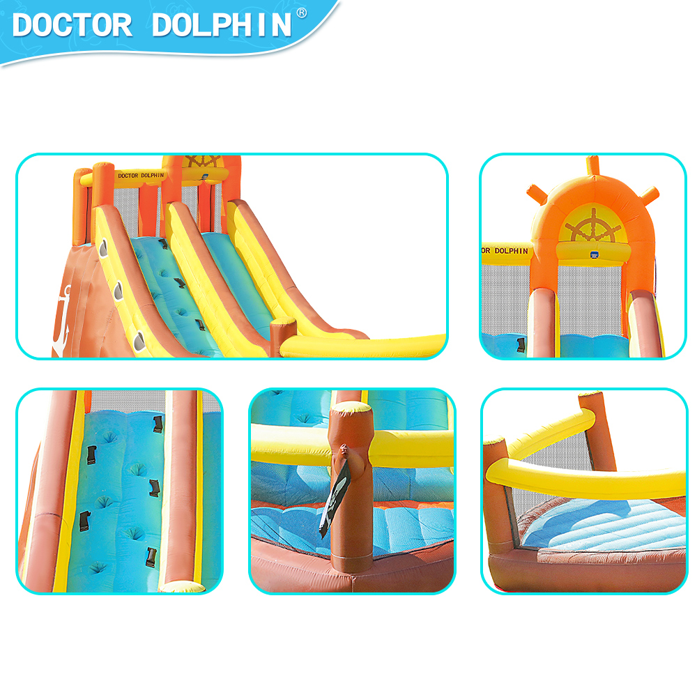 Doctor Dolphin Pirate Ship Out - đánh giá và giá Kids Outdoor House