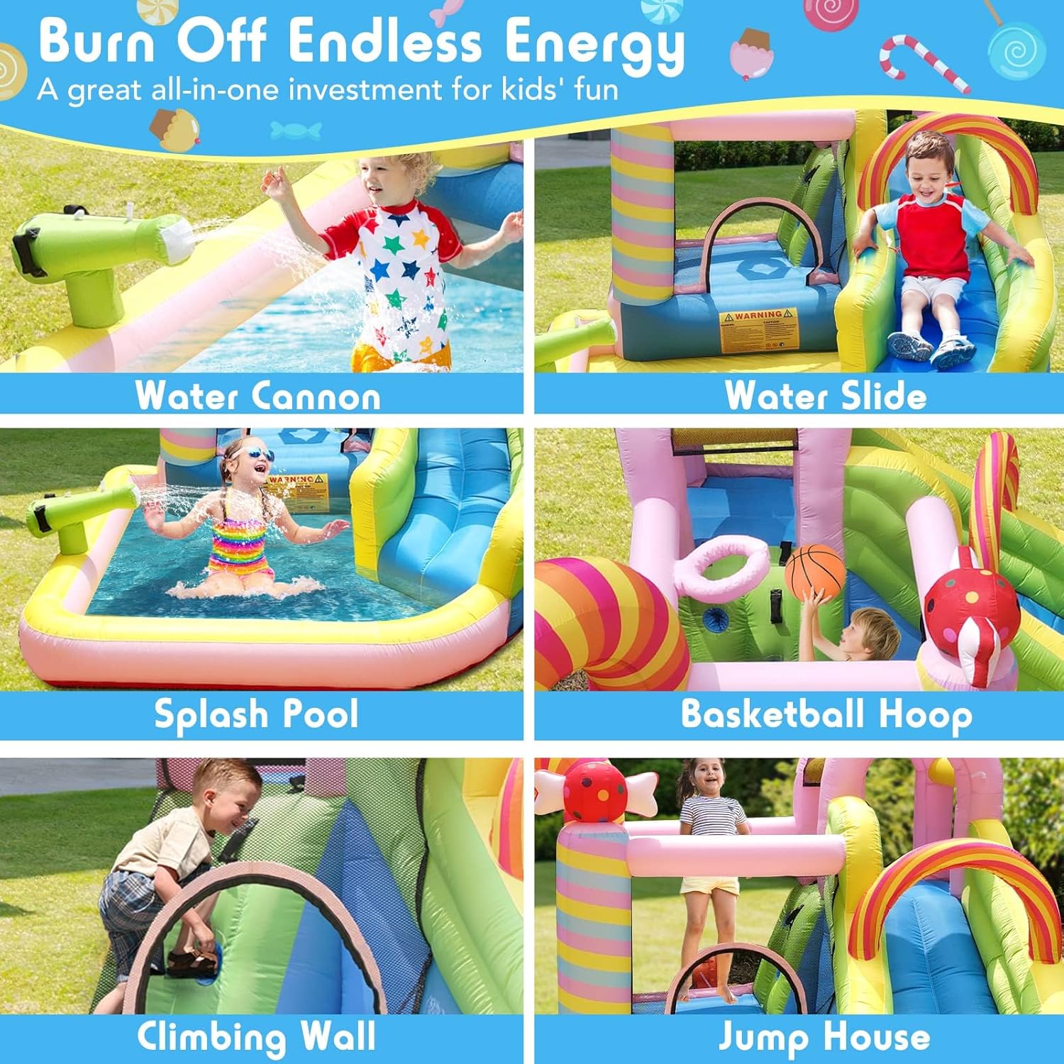 Kids Inflatable Water Slide Bo - đánh giá và giá Kids Outdoor House