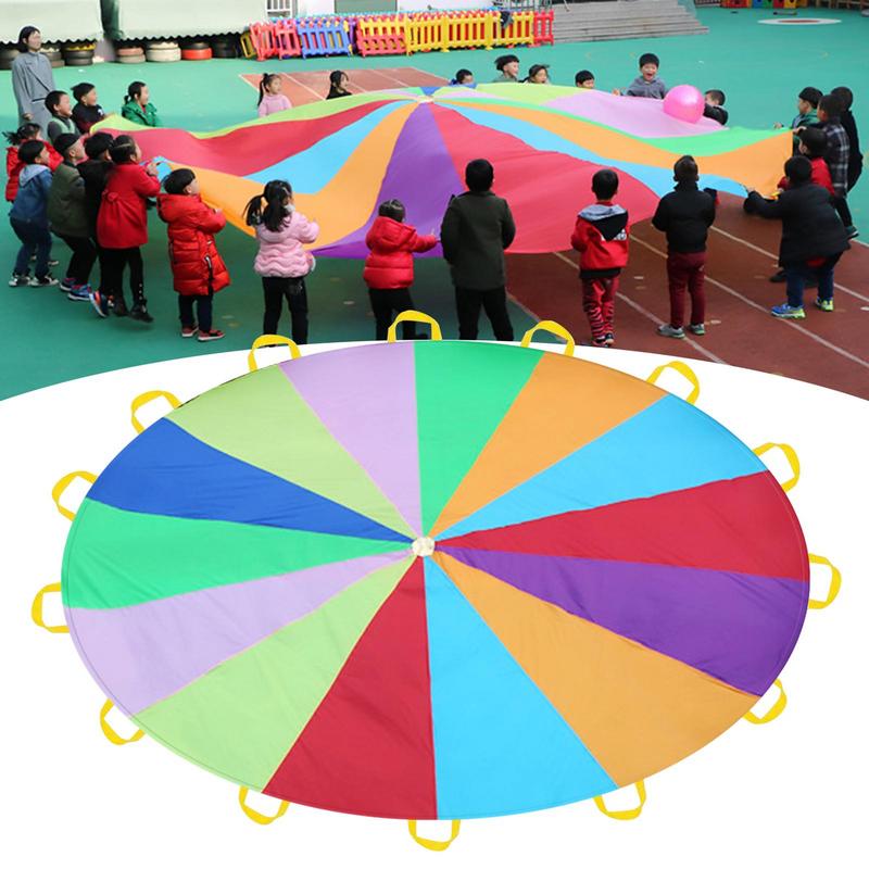 Rainbow Parachute For Kids Spo - đánh giá và giá Kids Outdoor Umbrella