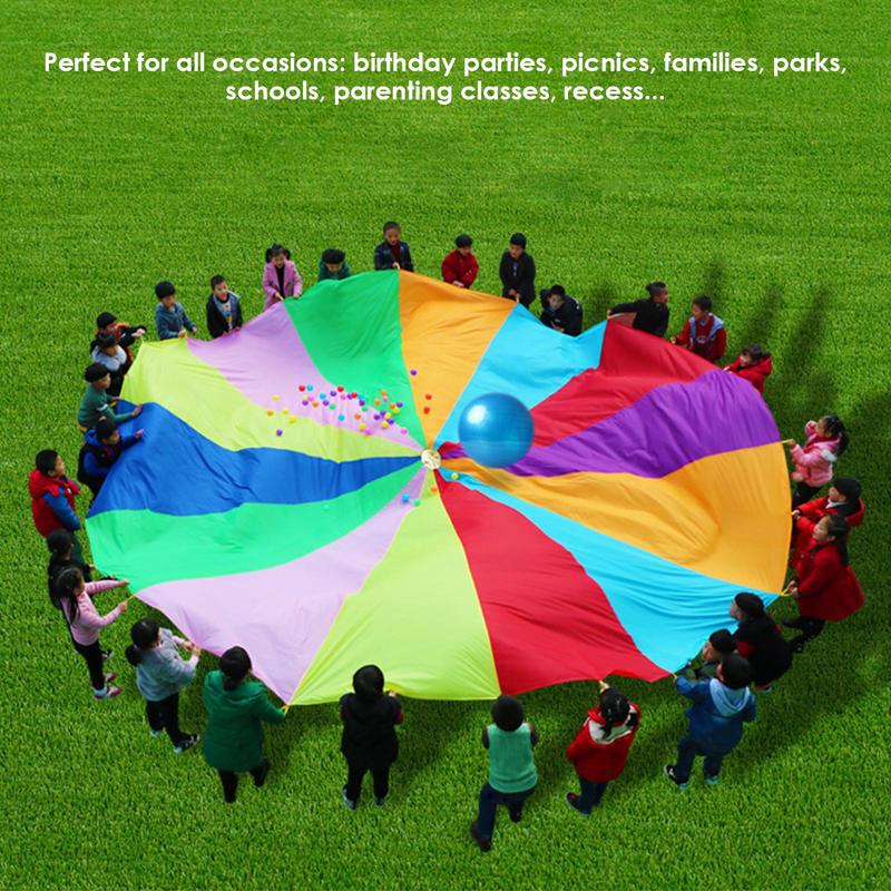 Rainbow Parachute For Kids Spo - đánh giá và giá Kids Outdoor Umbrella
