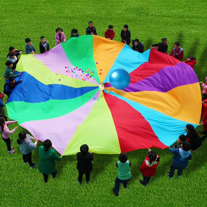 Rainbow Parachute For Kids Spo - đánh giá và giá Kids Outdoor Umbrella
