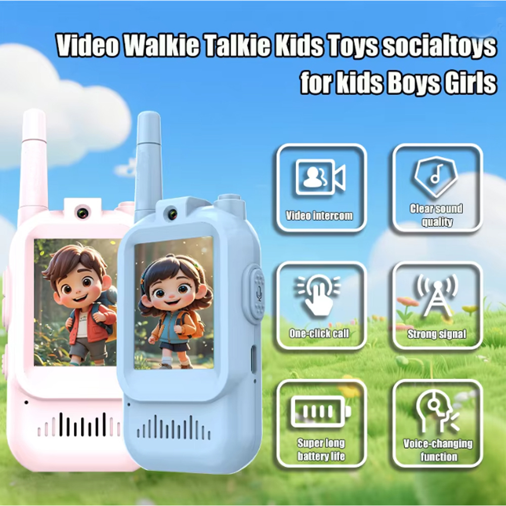2PCS Video Walkie Talkies Mini - đánh giá và giá Kids Outdoor Voices
