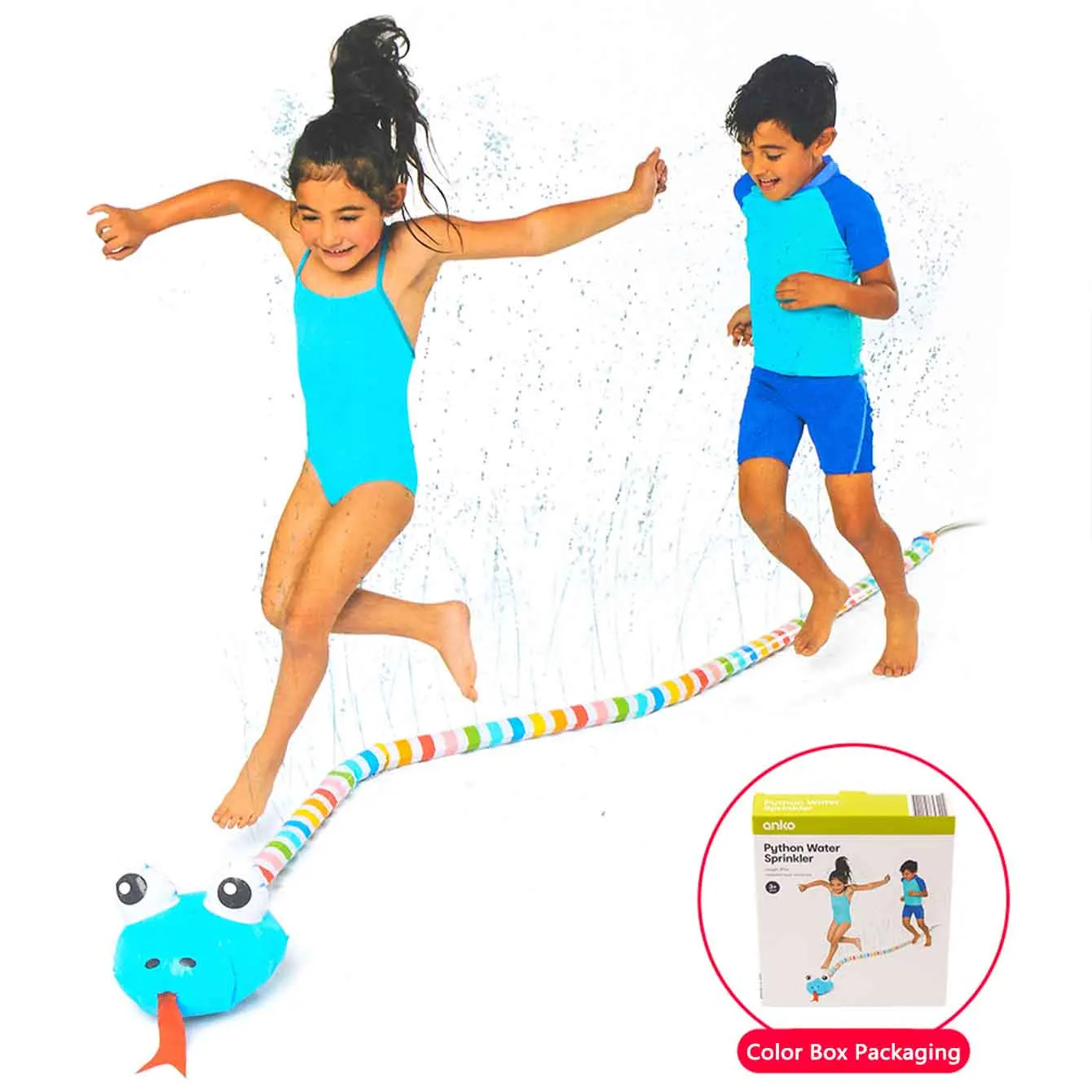 Inflatable Water Spray Snake T - đánh giá và giá Outdoor Games For Kids