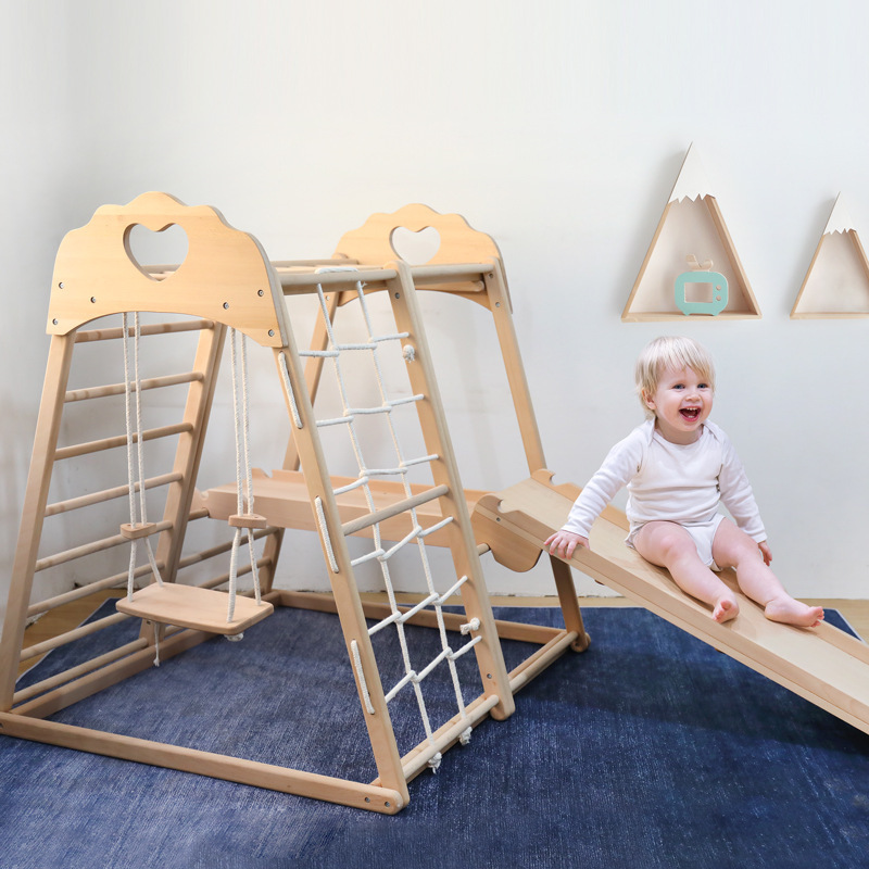 Jungle Gym Kids Outdoor Wooden - đánh giá và giá Kids Outdoor Jungle Gym With Slide