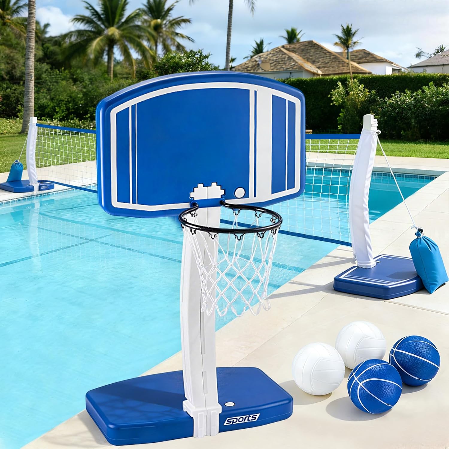 Above Ground Pool Basketball H - đánh giá và giá Outdoor Games For Kids