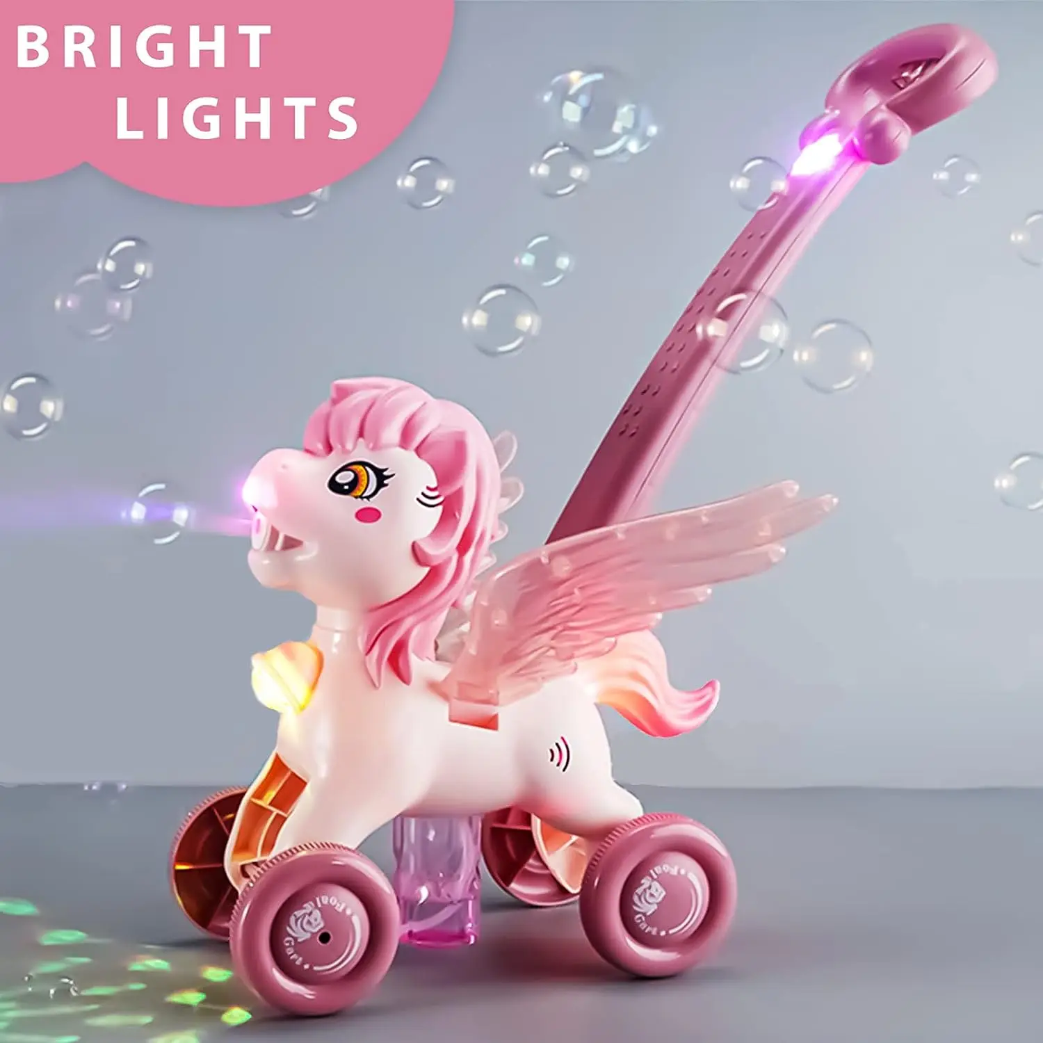 Pony Bubble Machine for Kids A - đánh giá và giá Kids Outdoor Lawn Mower