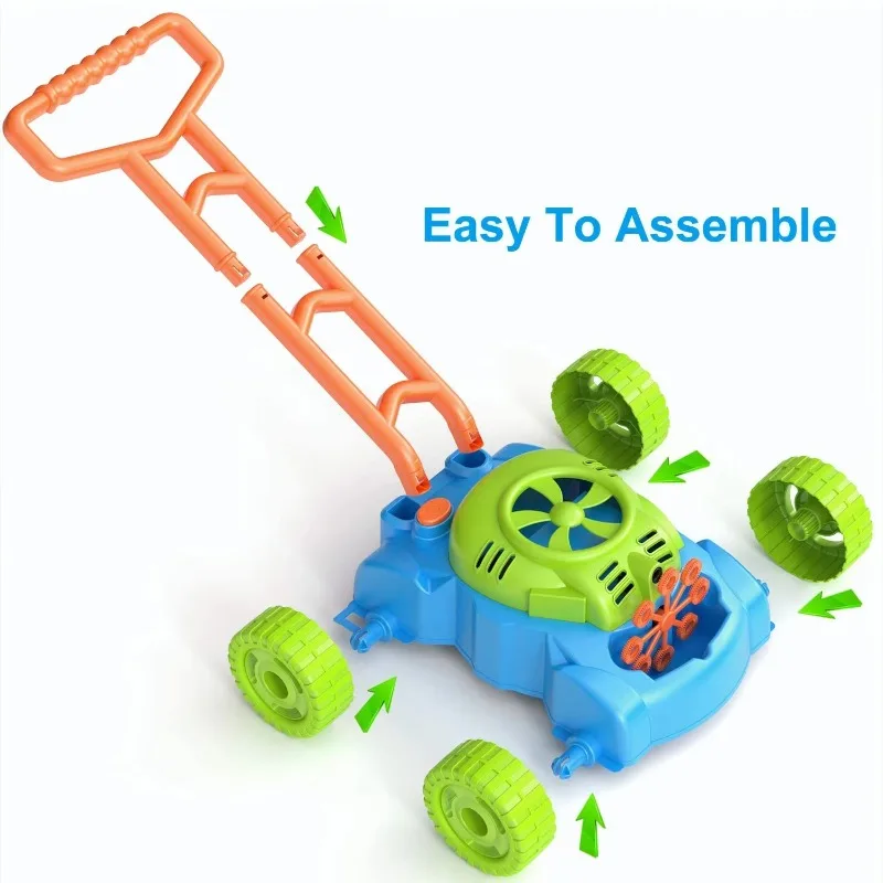 Electric Bubble Cart Toy Outdo - đánh giá và giá Kids Outdoor Lawn Mower