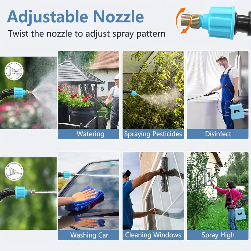 5L/8L USB Rechargeable Electri - đánh giá và giá Kids Outdoor Water Sprinkler