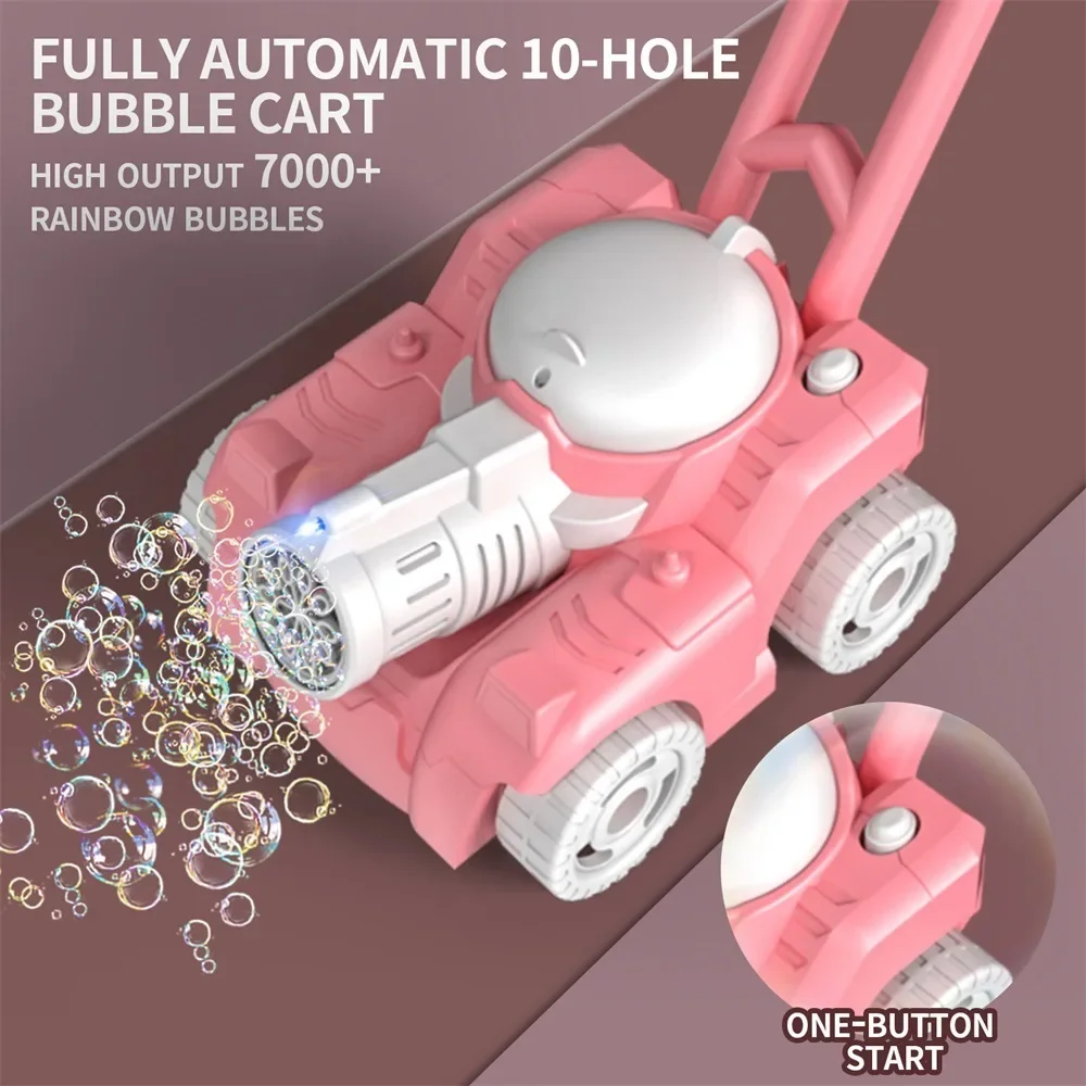 Tank Trolley Automatic Bubble  - đánh giá và giá Kids Outdoor Lawn Mower