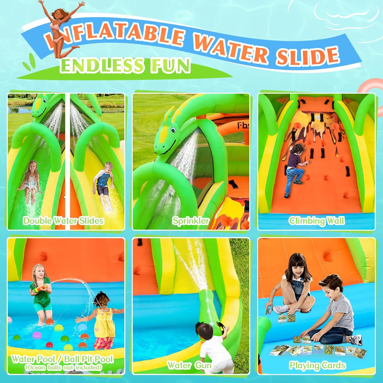 Kids Inflatable Bounce House w - đánh giá và giá Kids Outdoor House