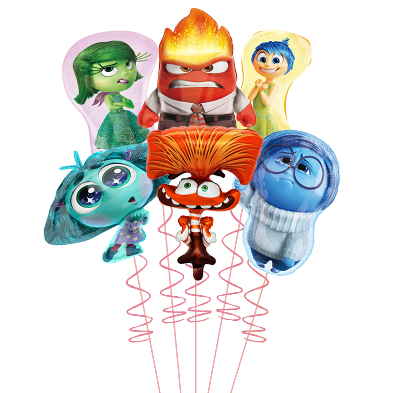 6pcs Hot Inside Out2 Balloons  - đánh giá và giá Kids Outdoor Easter Toys
