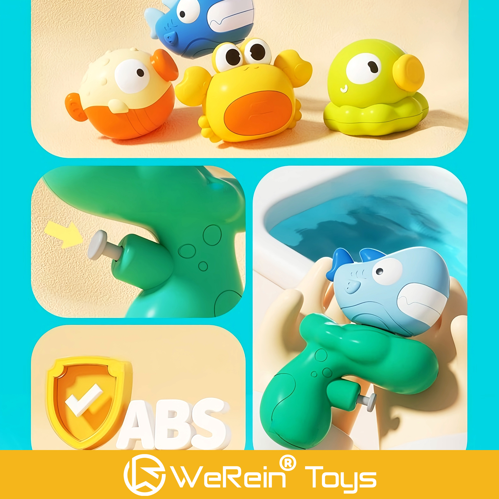 Mini Water Gun Toy Ocean Anima - đánh giá và giá Kids Outdoor Water Sprinkler