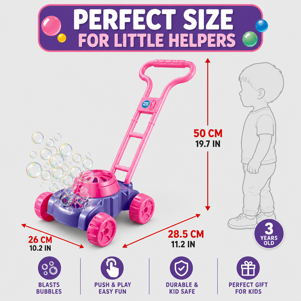 Kids Bubble Lawn Mower Toy Aut - đánh giá và giá Kids Outdoor Lawn Mower