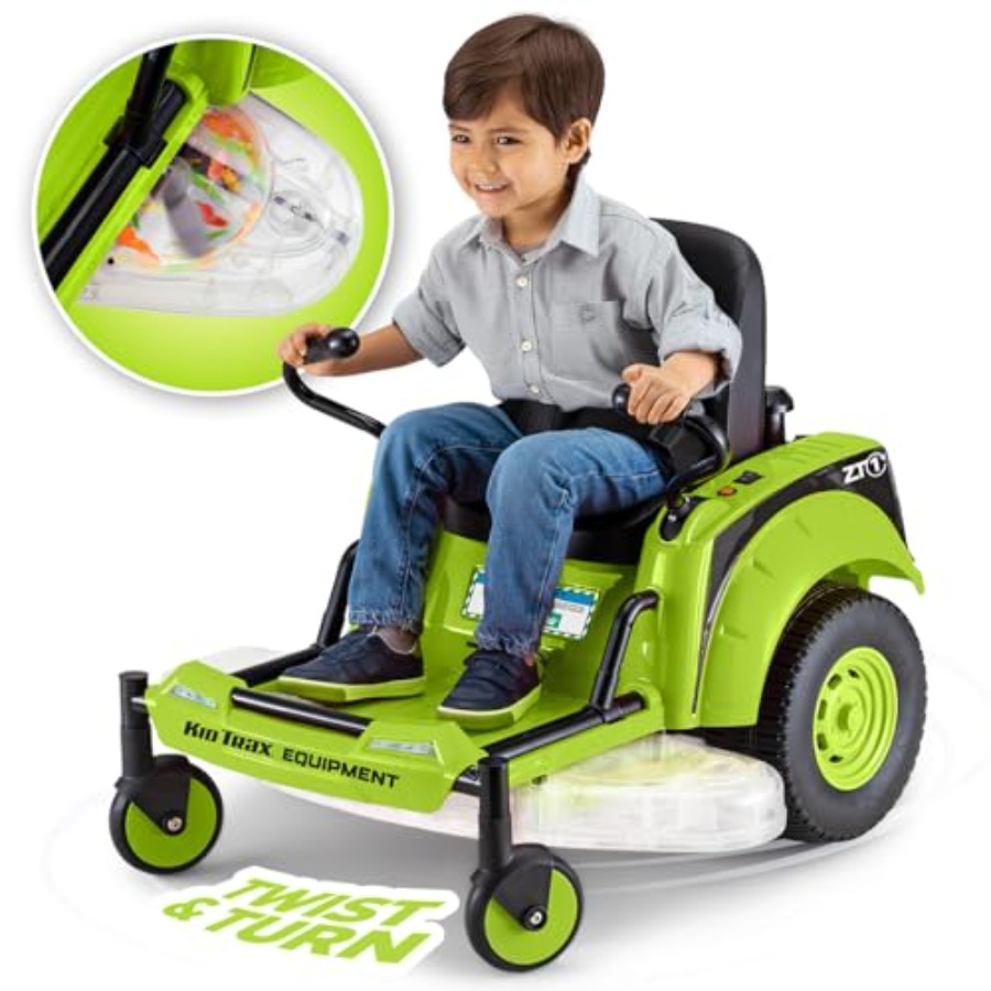Kid Trax 12V Zero Turn Lawn Mo - đánh giá và giá Kids Outdoor Lawn Mower