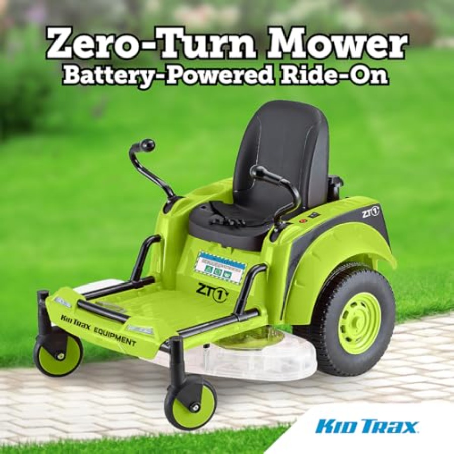 Kid Trax 12V Zero Turn Lawn Mo - đánh giá và giá Kids Outdoor Lawn Mower