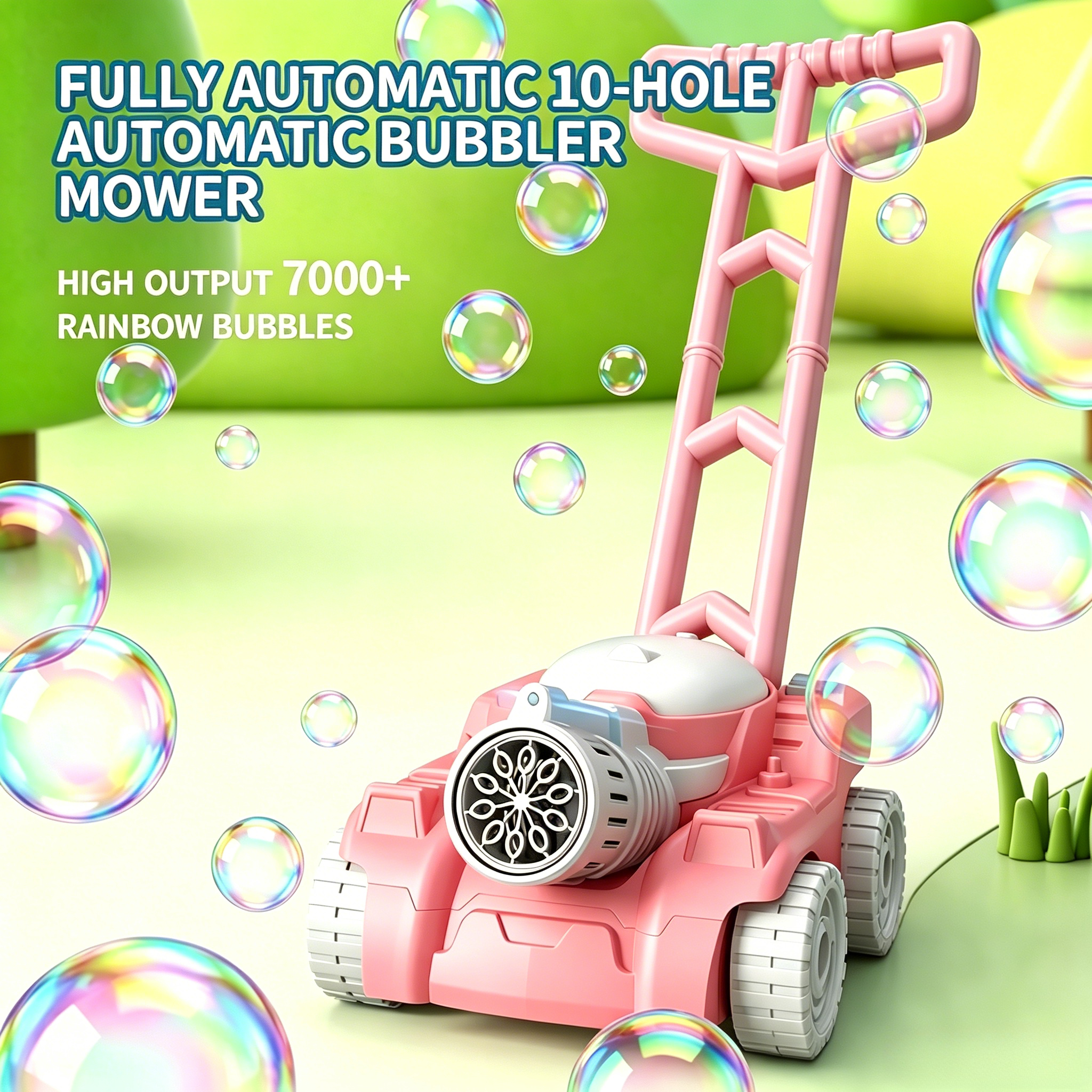 1Pc Bubble Lawn Mower, kids pu - đánh giá và giá Kids Outdoor Lawn Mower