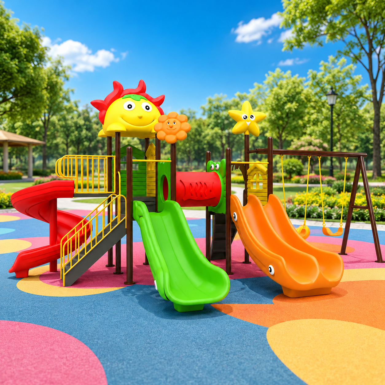 2026 Hot Sale Kids Playsets Co - đánh giá và giá Kids Outdoor Jungle Gym With Slide