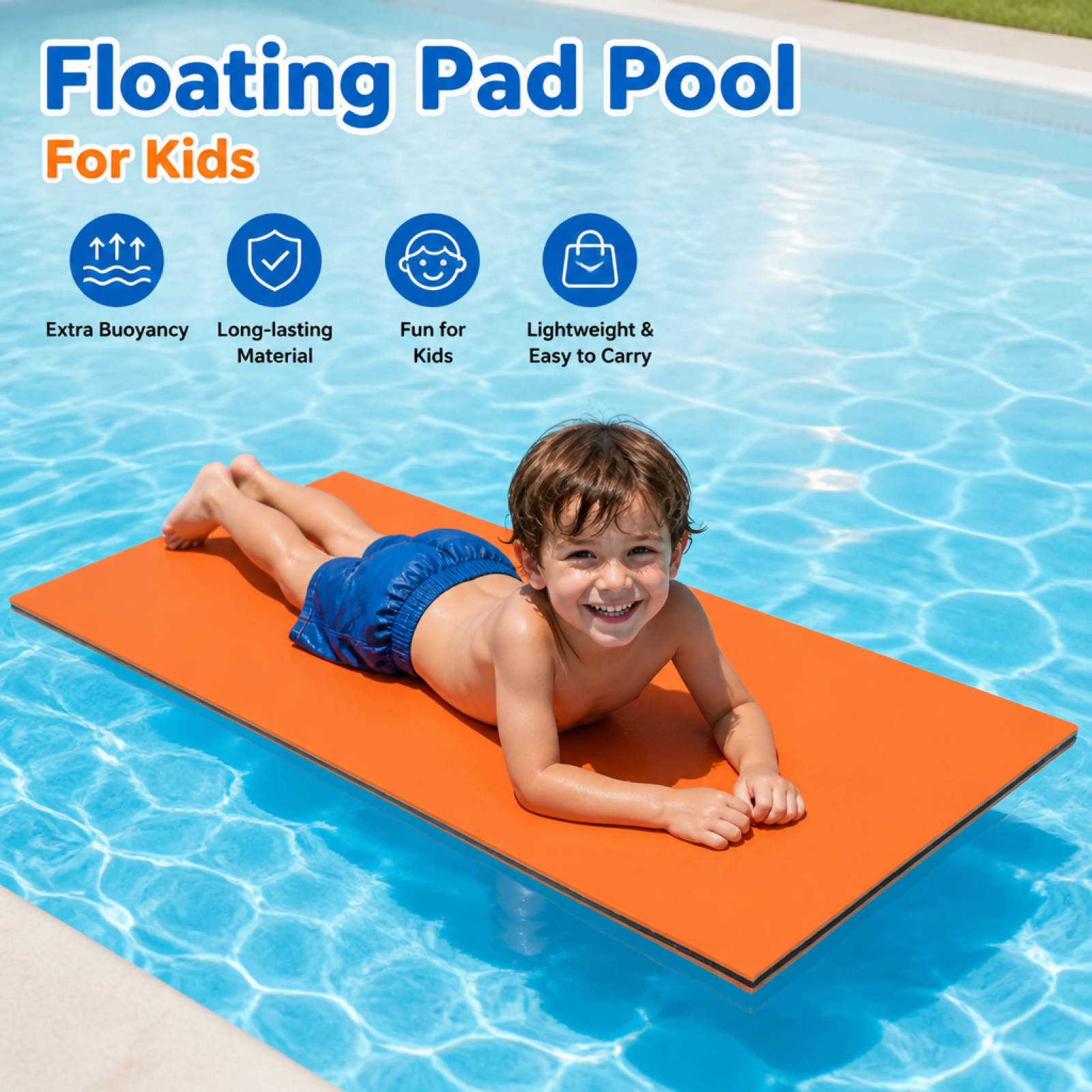 Floating Pad Pool for Kids Sof - đánh giá và giá Kids Outdoor Loungers