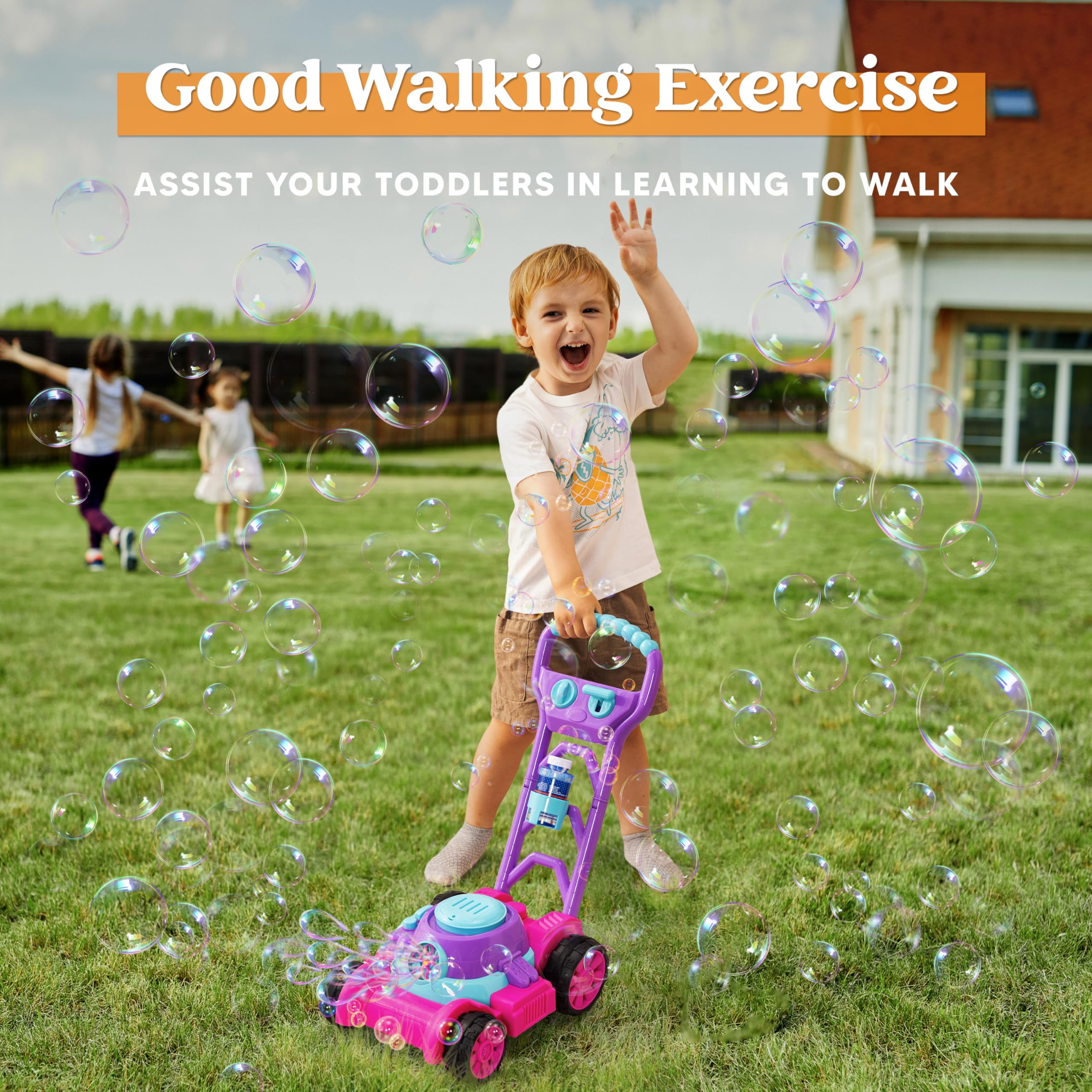 JOYFY Bubble Lawn Mower Bubble - đánh giá và giá Kids Outdoor Lawn Mower