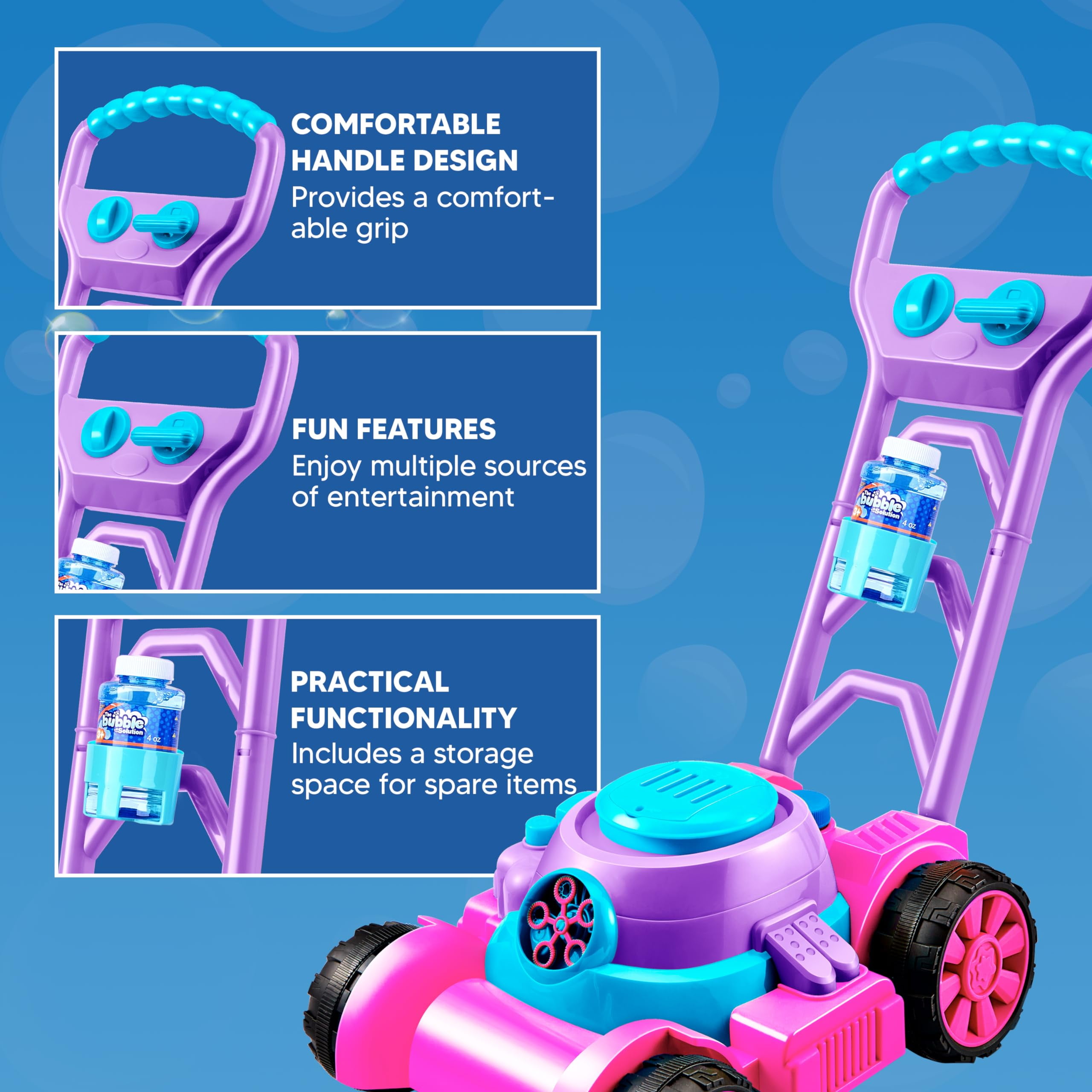 JOYFY Bubble Lawn Mower Bubble - đánh giá và giá Kids Outdoor Lawn Mower