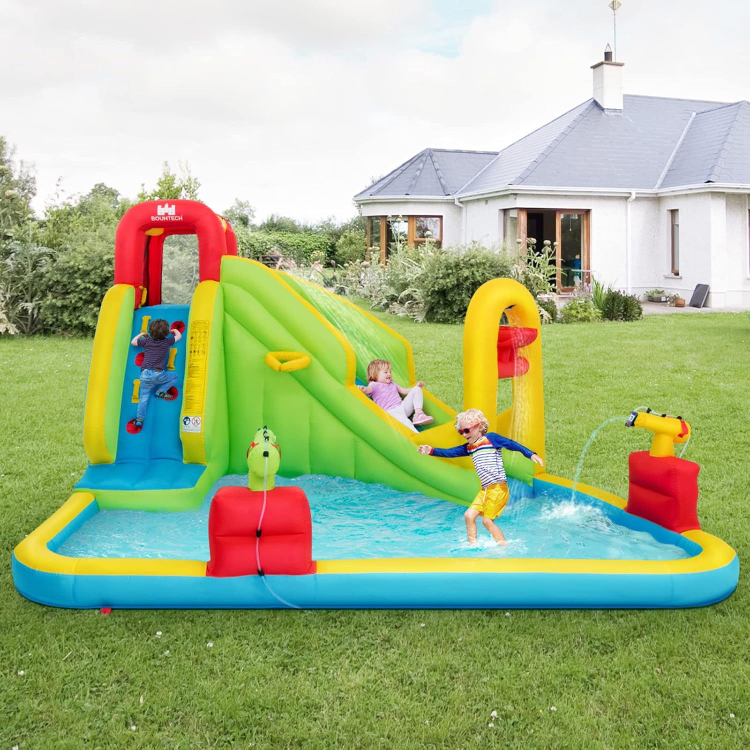 Mega Inflatable Water Park Bou - đánh giá và giá Kids Outdoor Gifts