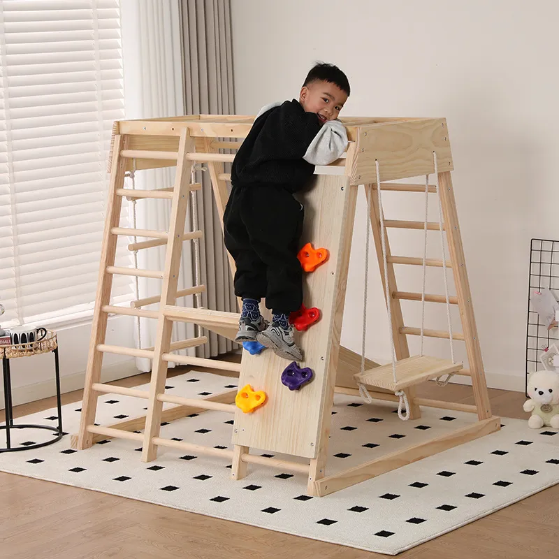 JMZ Wooden Jungle Gym Slide Cl - đánh giá và giá Kids Outdoor Jungle Gym With Slide