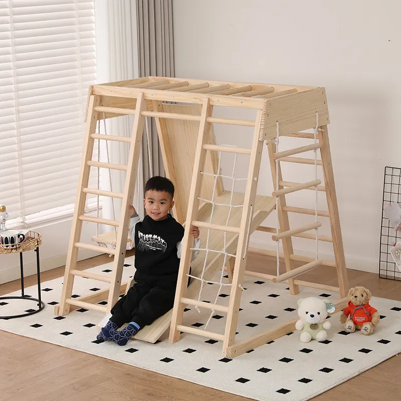 JMZ Wooden Jungle Gym Slide Cl - đánh giá và giá Kids Outdoor Jungle Gym With Slide