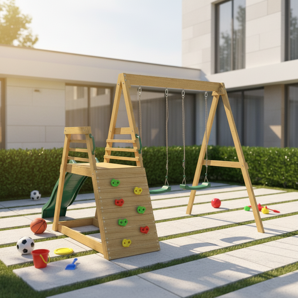 2026 Jungle Gym Slide Swing Ga - đánh giá và giá Kids Outdoor Swing Set