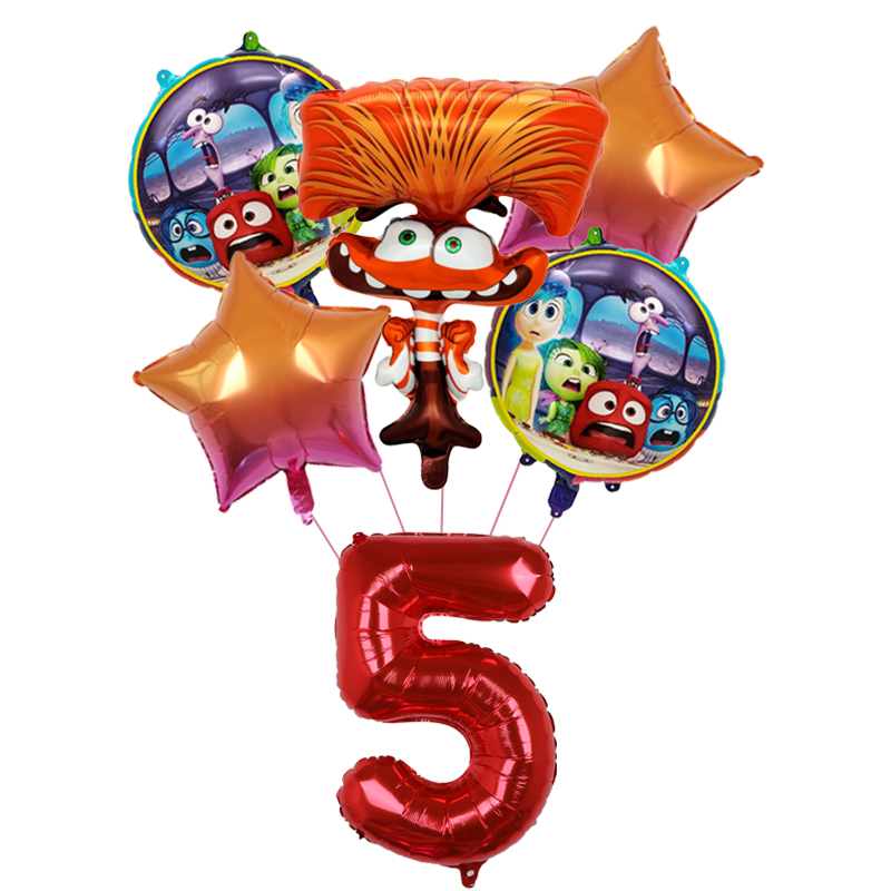 6pcs New Inside Out2 Balloons  - đánh giá và giá Kids Outdoor Easter Toys