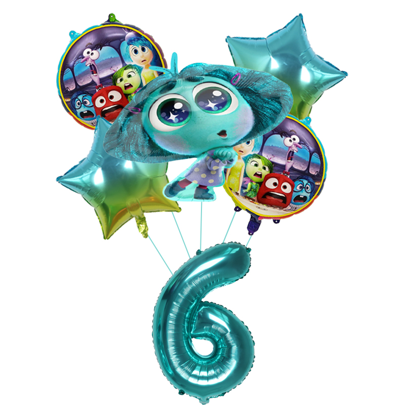 6pcs New Inside Out2 Balloons  - đánh giá và giá Kids Outdoor Easter Toys