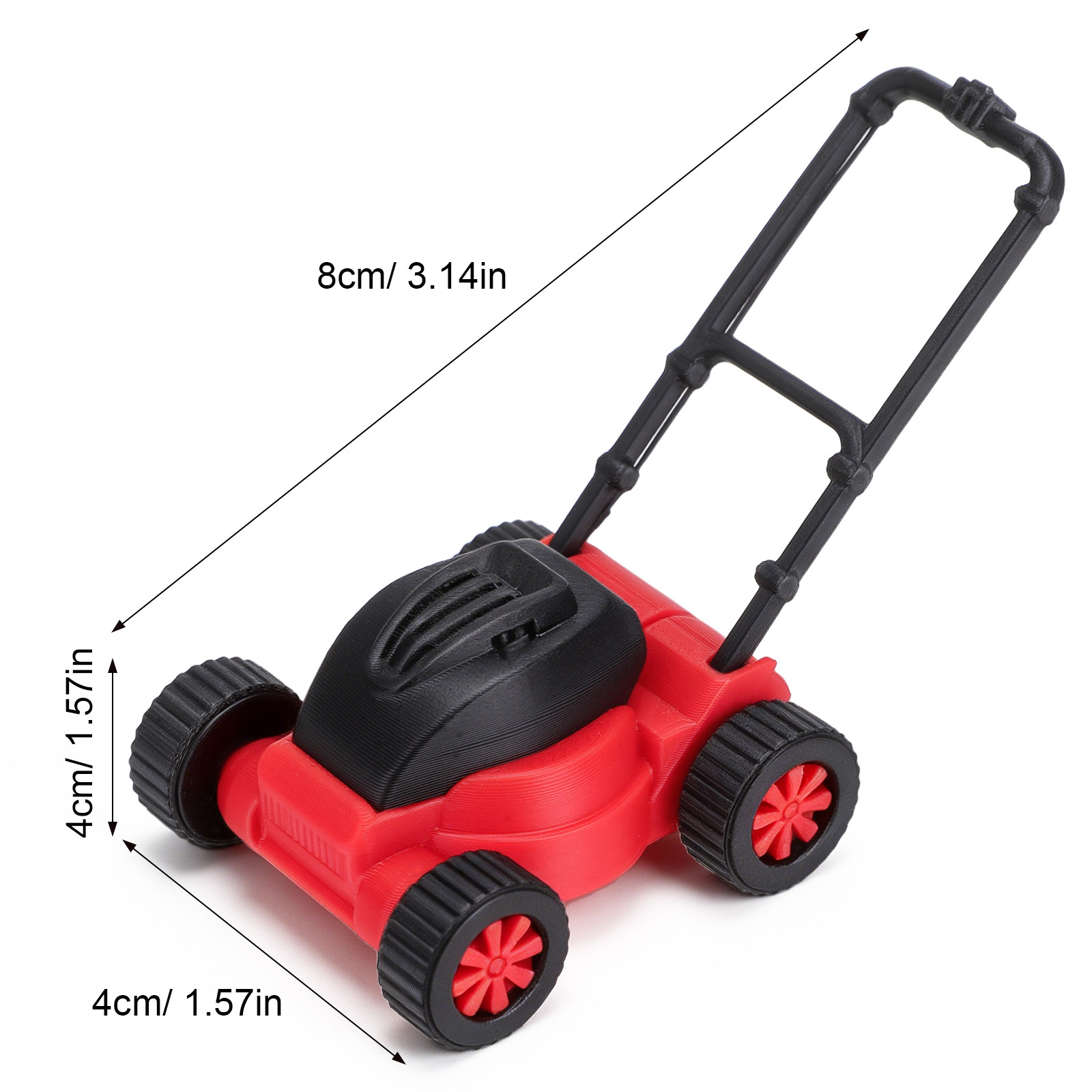 Dollhouse Mini Lawn Mower 1:18 - đánh giá và giá Kids Outdoor Lawn Mower