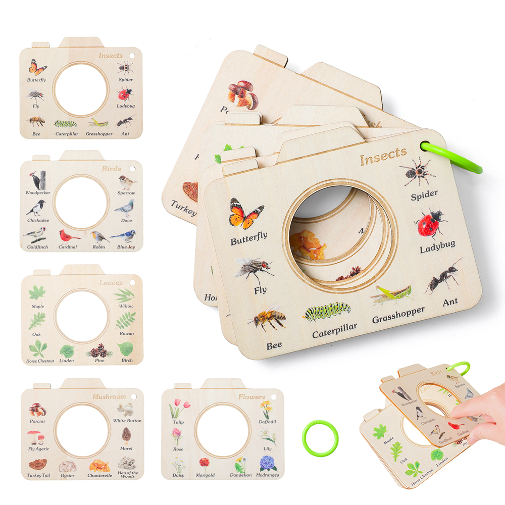 Wooden Camera Shape Nature Cog - đánh giá và giá Kids Outdoor Kit