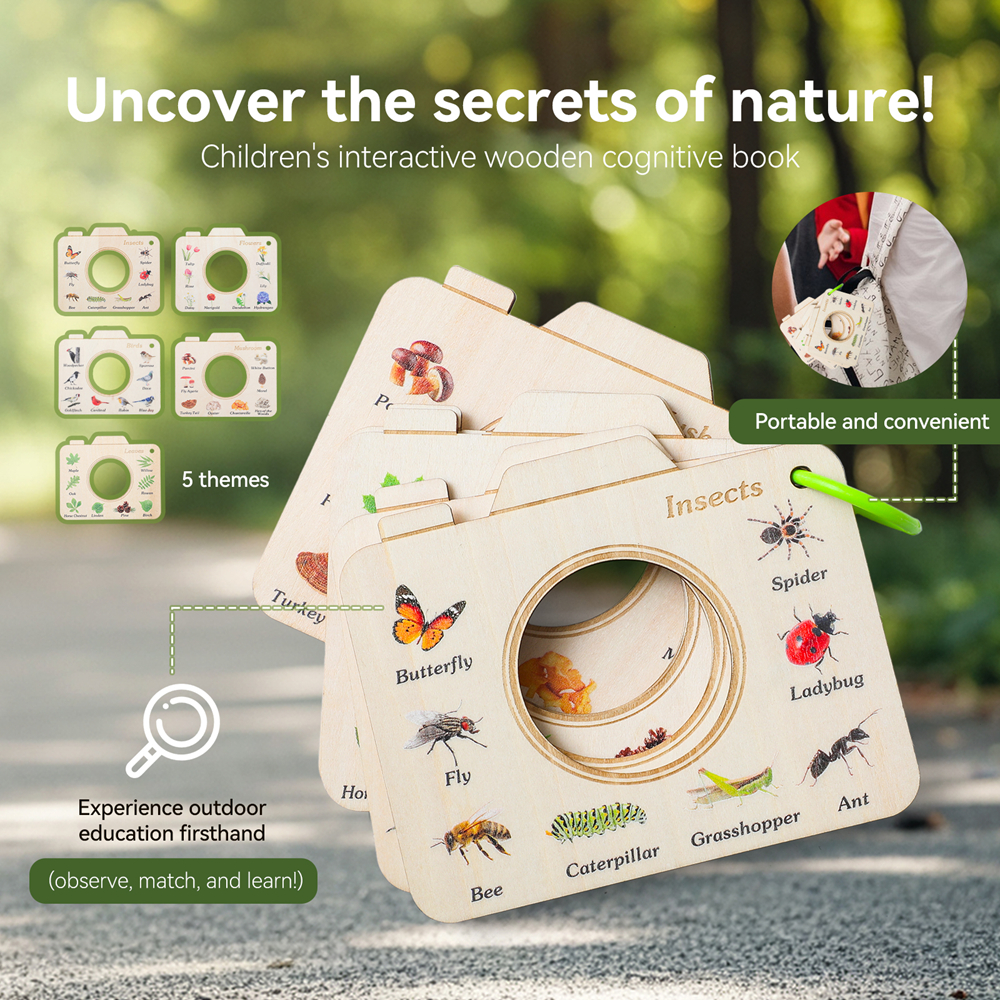 Wooden Camera Shape Nature Cog - đánh giá và giá Kids Outdoor Kit