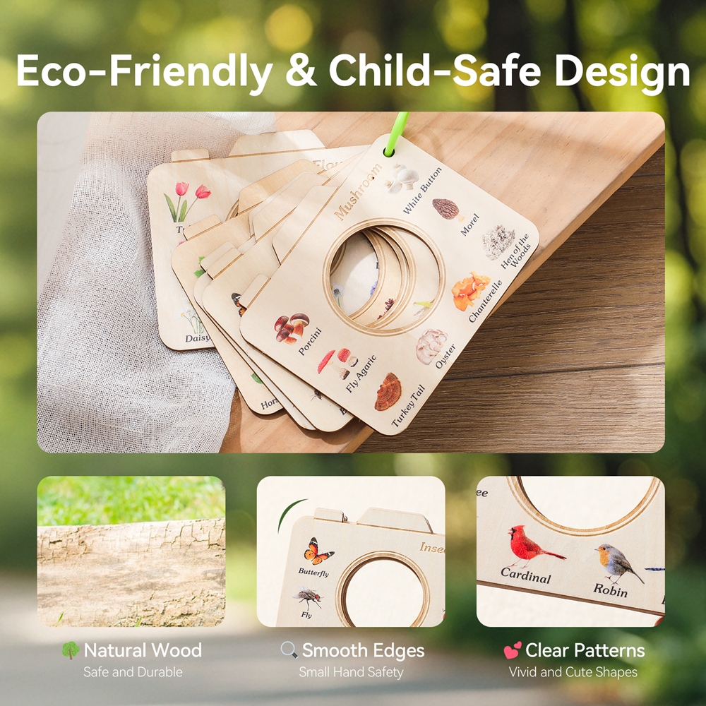 Wooden Camera Shape Nature Cog - đánh giá và giá Kids Outdoor Kit