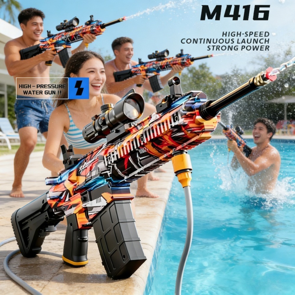 M416 High-Pressure Electric Wa - đánh giá và giá Kids Outdoor Car