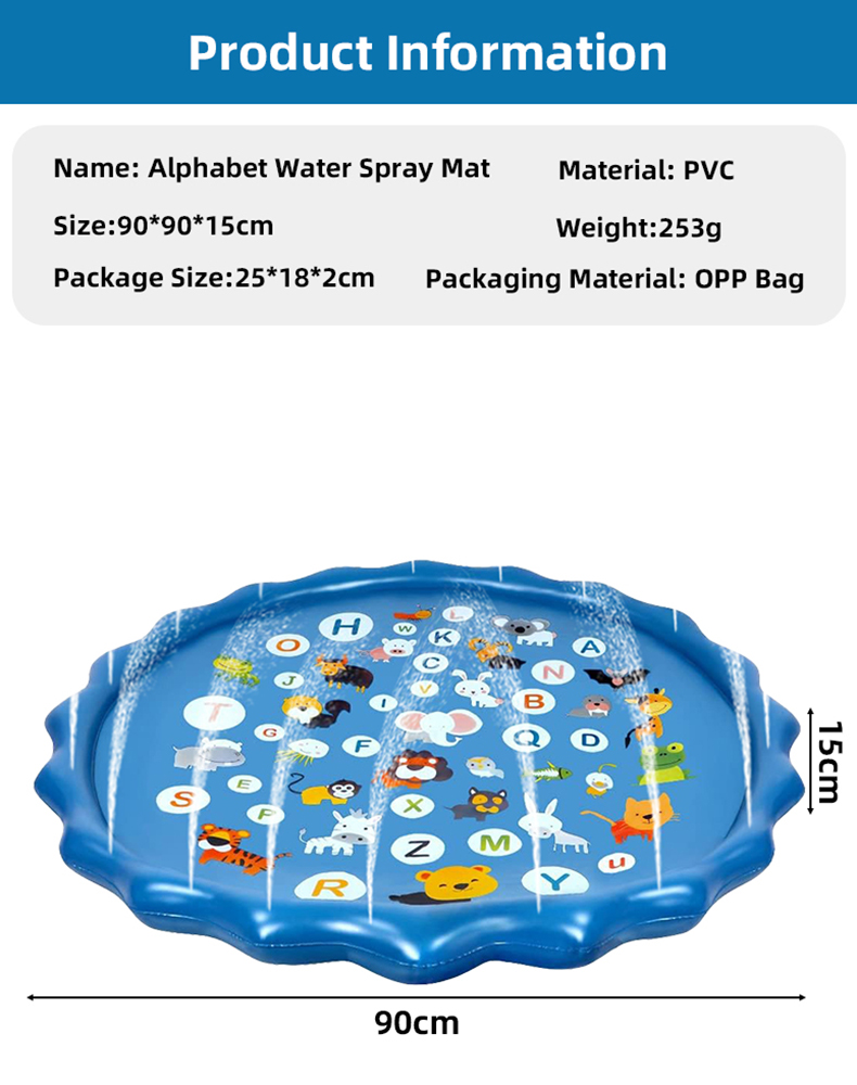 Alphabet Inflatable Water Spri - đánh giá và giá Kids Outdoor Water Sprinkler