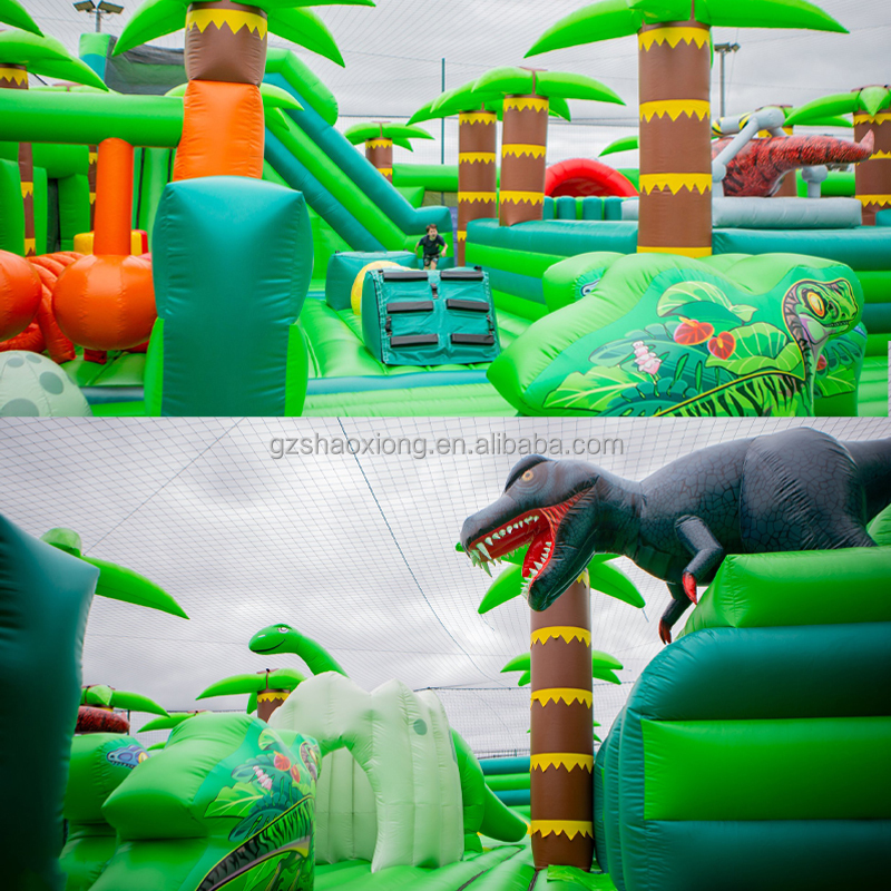 Adventure Inflatable Park Larg - đánh giá và giá Kids Outdoor Adventure Park
