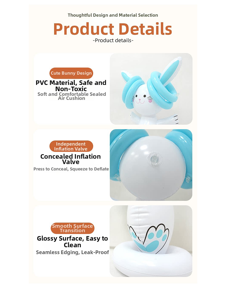 Easter Inflatable Bunny Ring T - đánh giá và giá Kids Outdoor Easter Toys
