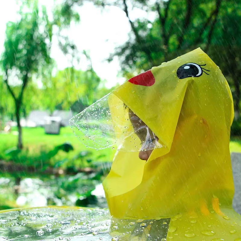 Kids UFO Raincoat Duck Hooded  - đánh giá và giá Kids Outdoor Umbrella