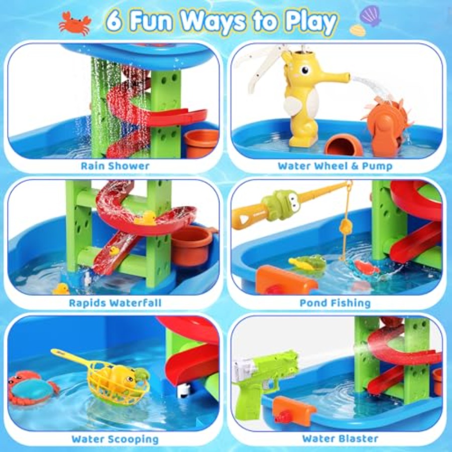Outdoor water table for kids 3 - đánh giá và giá Kids Outdoor Water Play Table